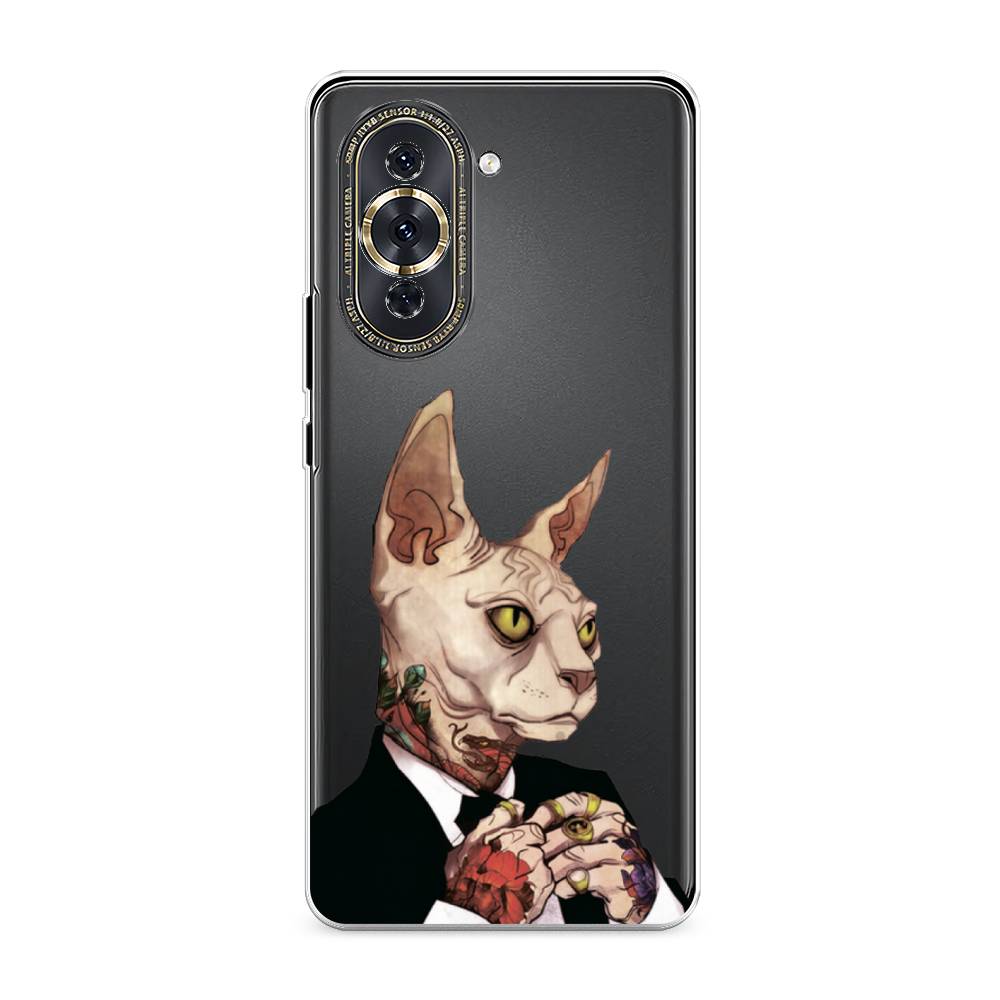 

Чехол Awog на Huawei Nova 10 Pro "Татуированный сфинкс", Разноцветный, 6109050-7
