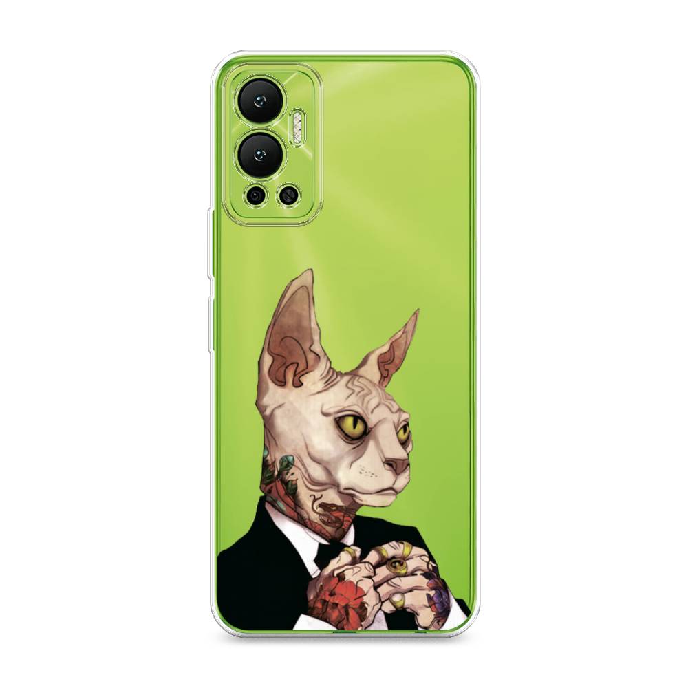 

Чехол Awog на Infinix Hot 12 "Татуированный сфинкс", Разноцветный, 3101350-7
