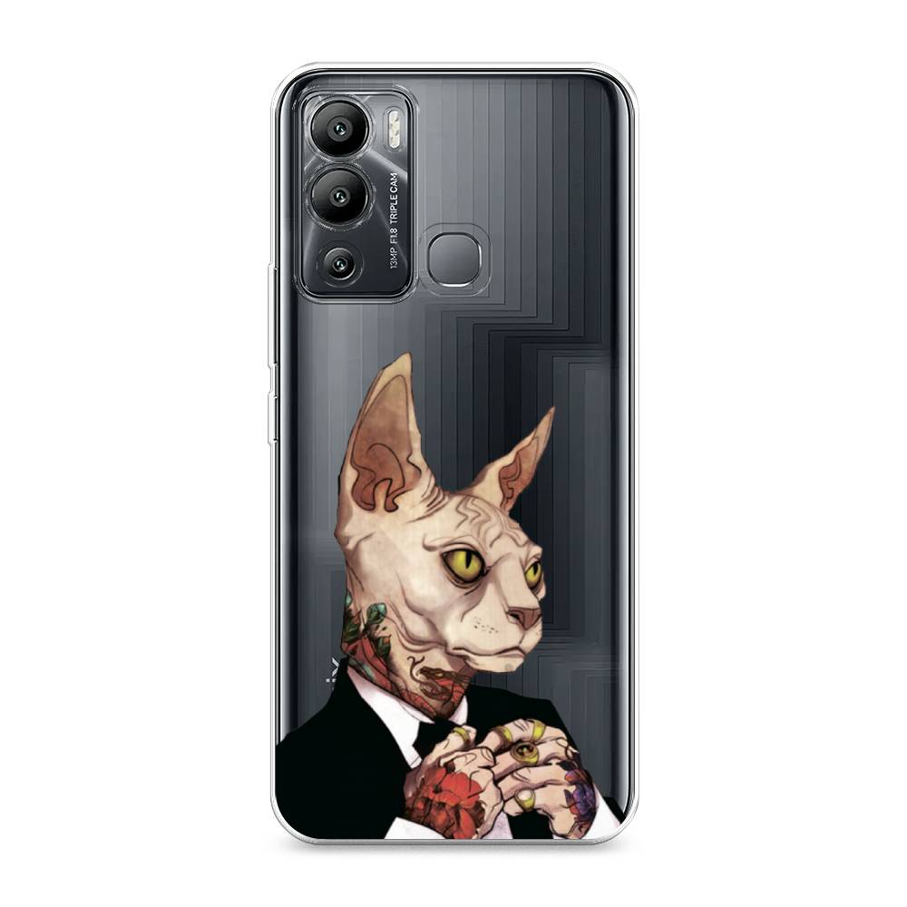 

Чехол Awog на Infinix Hot 12i "Татуированный сфинкс", Разноцветный, 3101250-7