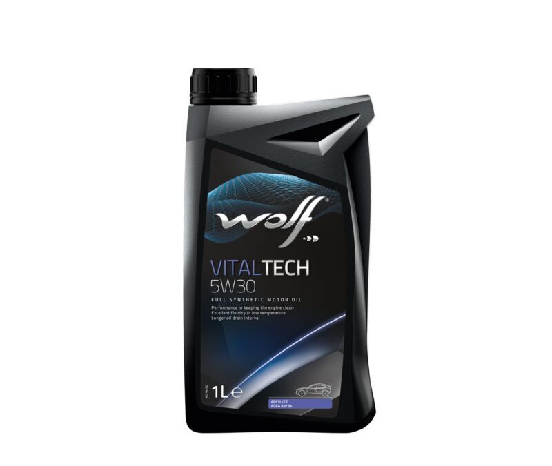 Моторное масло VITALTECH A3/B4 5W30 синт.1л WOLF