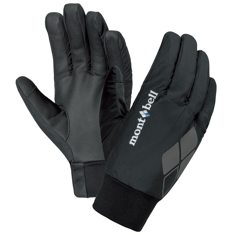 фото Перчатки женские montbell light winter trekking gloves черный, р. l