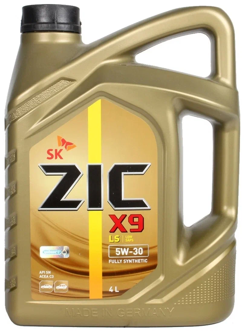 Моторное масло ZIC X9 LS 5W-30 синтетическое 4 л 162200