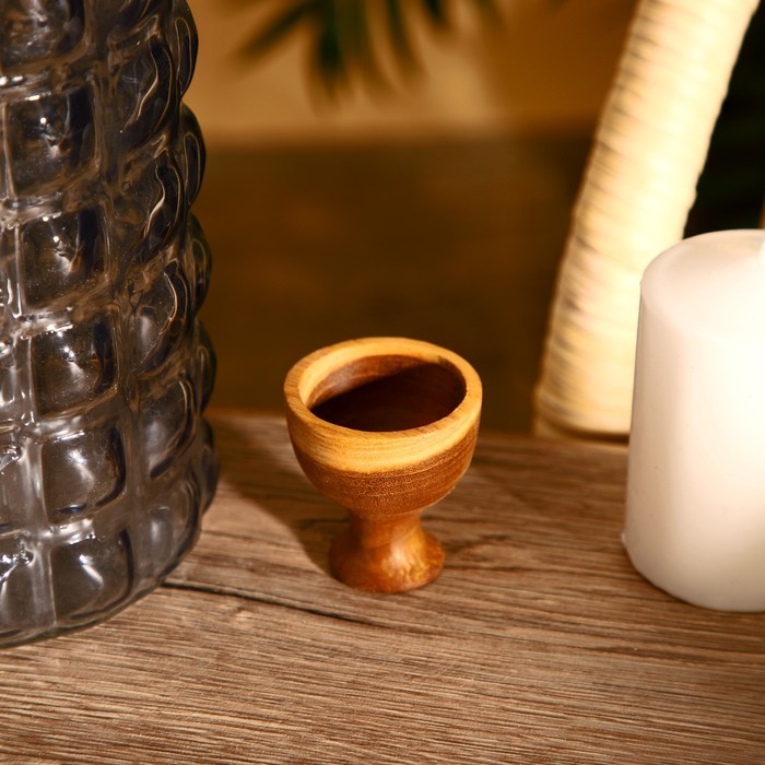 

Рюмка 5х5х5 см, тиковое дерево, Indonesian style