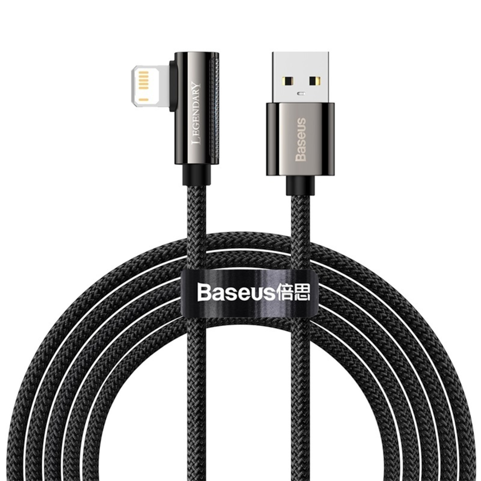 фото Кабель lightning - usb baseus calcs-a01 2 м черный