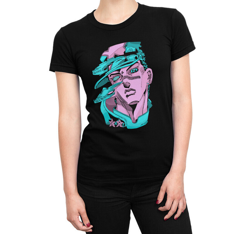 

Футболка женская Dream Shirts JoJo Bizarre Adventure 10003111 черная XS, JoJo Bizarre Adventure 10003111