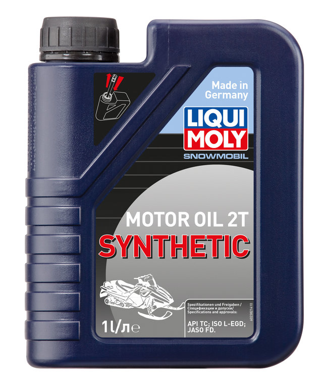 Моторное масло LIQUI MOLY синтетическое SNOWMOBIL MOTOROIL 2T 1л