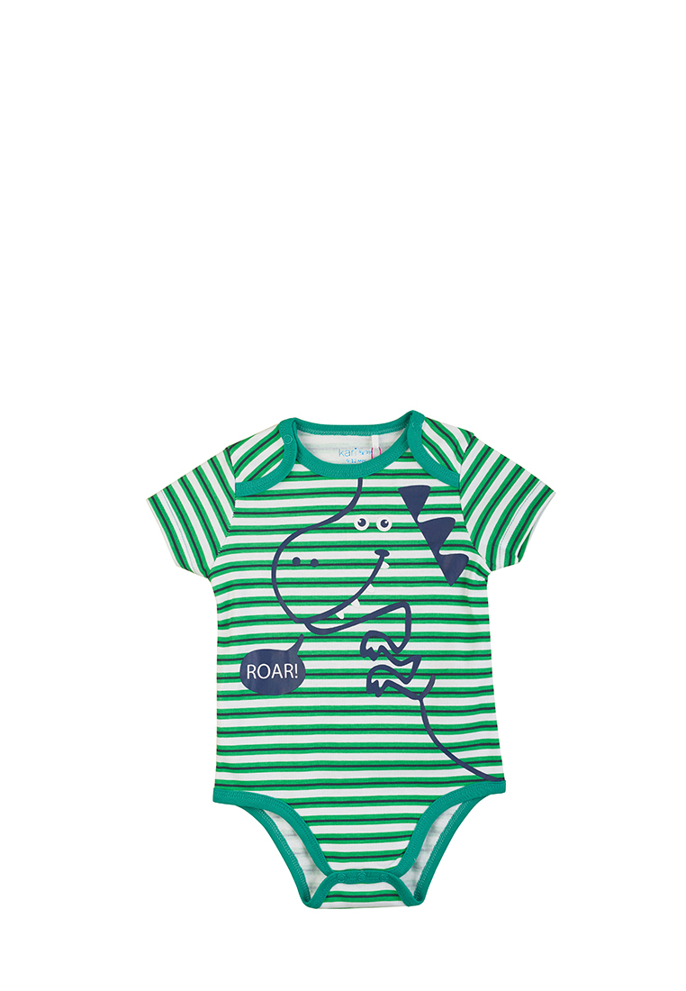 

Боди детское Kari baby SS22B07100408 цв. зеленый р. 56, SS22B07100408