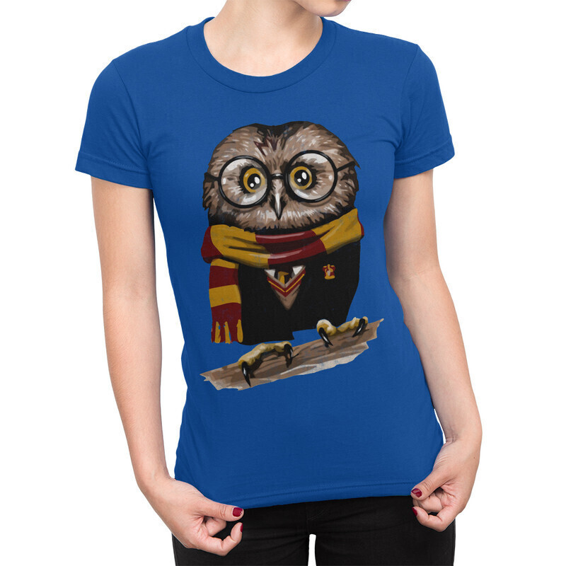 

Футболка женская Dream Shirts Магическая Сова 10003141 синяя S, Магическая Сова 10003141