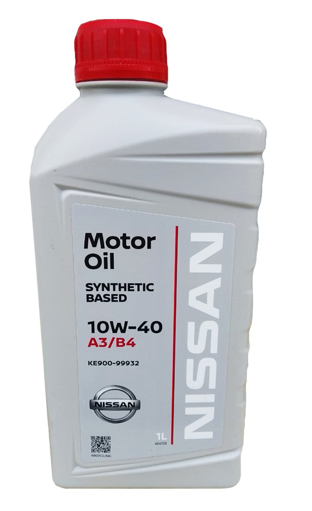 Моторное масло Nissan полусинтетическое Motor Oil 10W40 1л