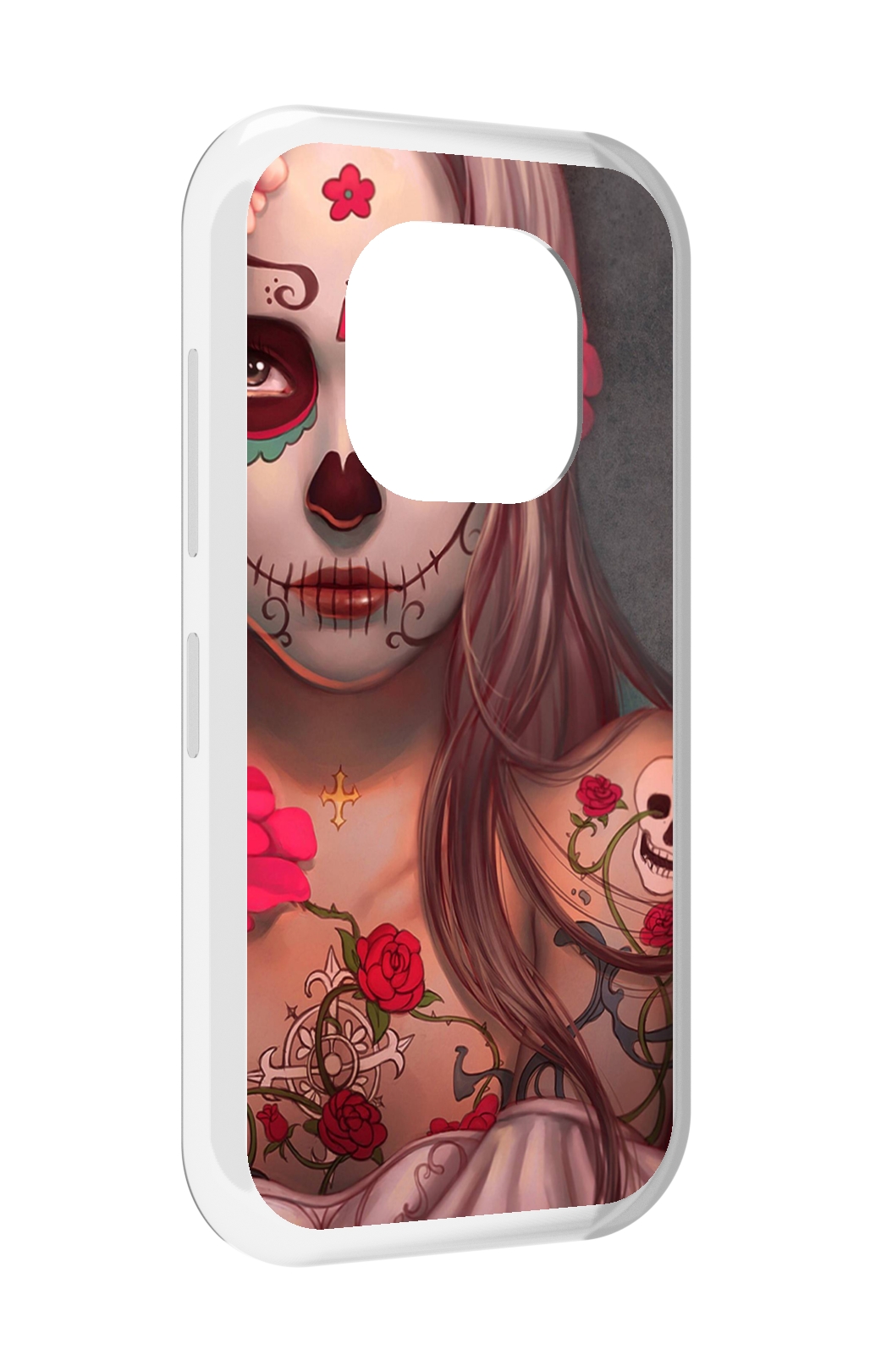 

Чехол MyPads девочка в рисунках для Doogee V20, Прозрачный, Tocco