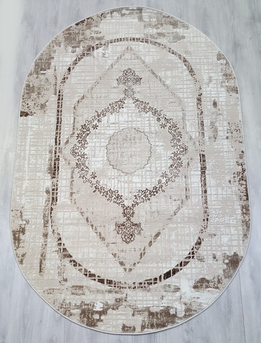 

Ковер Sofia Rugs NOVA 4437A овальный с.коричневый/крем 80x150