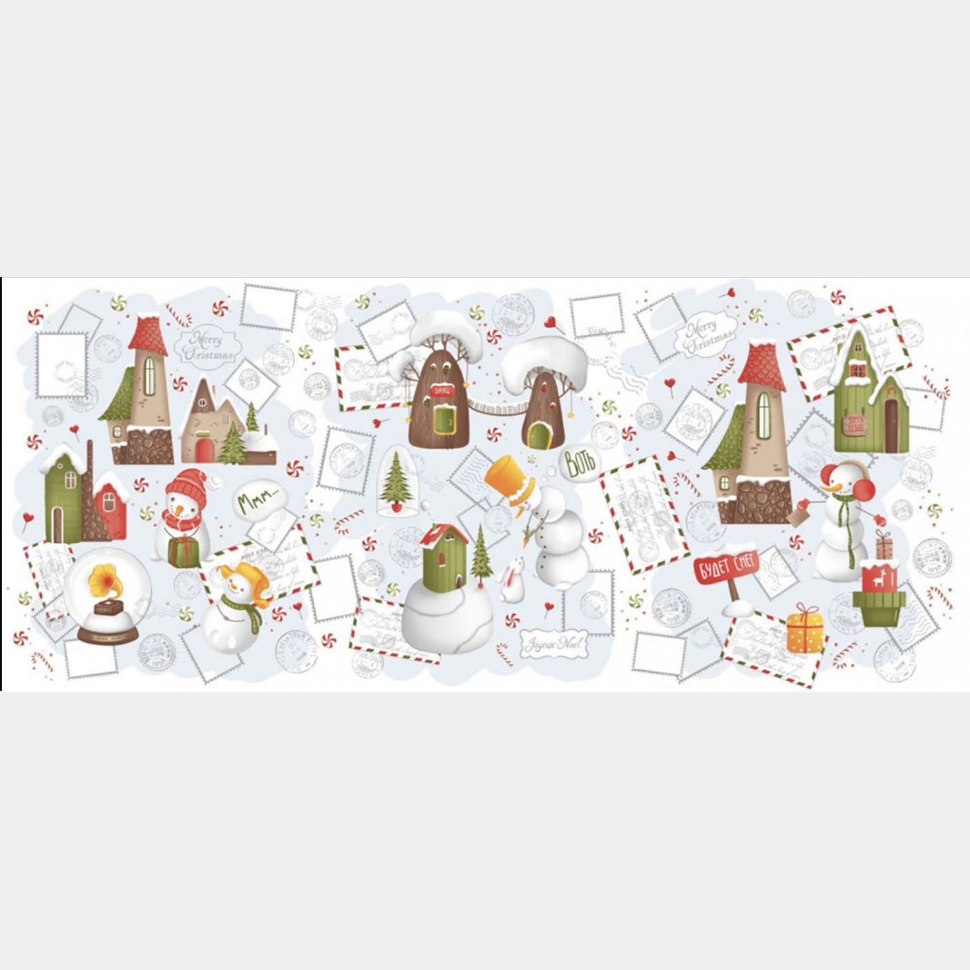 

Набор Полотенец ваф. FANNY HOLIDAY 50x60 - 3шт в уп., Разноцветный