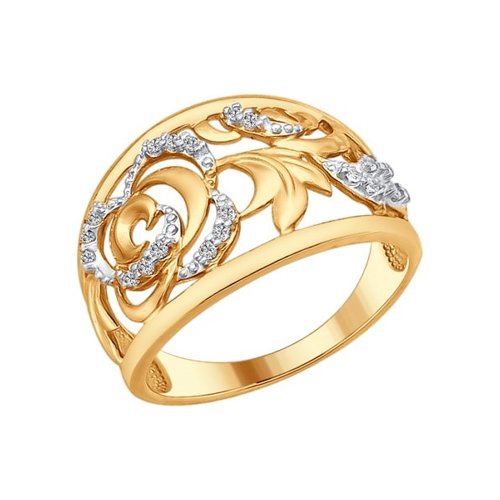 

Кольцо из серебра с фианитом р. 19 SOKOLOV 93010610, 93010610