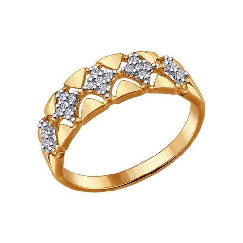 

Кольцо из серебра с фианитом р. . SOKOLOV 93010647, 93010647