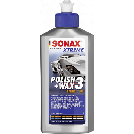 Полироль №3 с воском для глубокой полировки SONAX Xtreme NanoPro (Германия) 250 мл