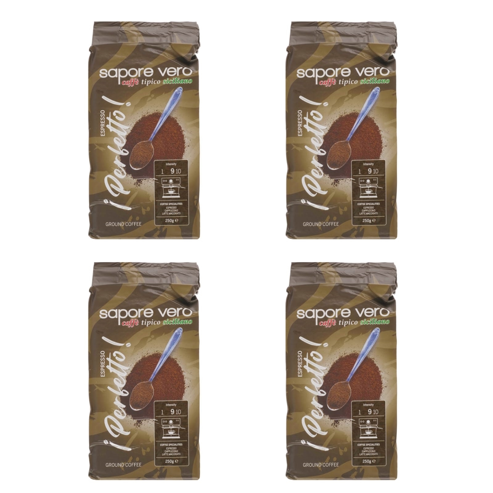 Кофе молотый Sapore Vero Espresso, 250 г х 4 шт