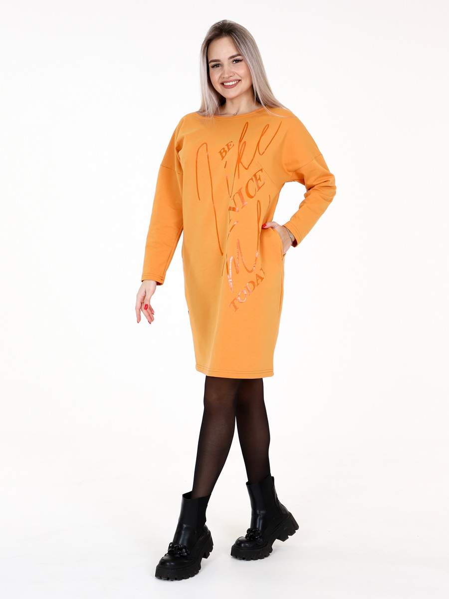 

Платье женское Elenatex П-164 желтое 54 RU, Желтый, П-164