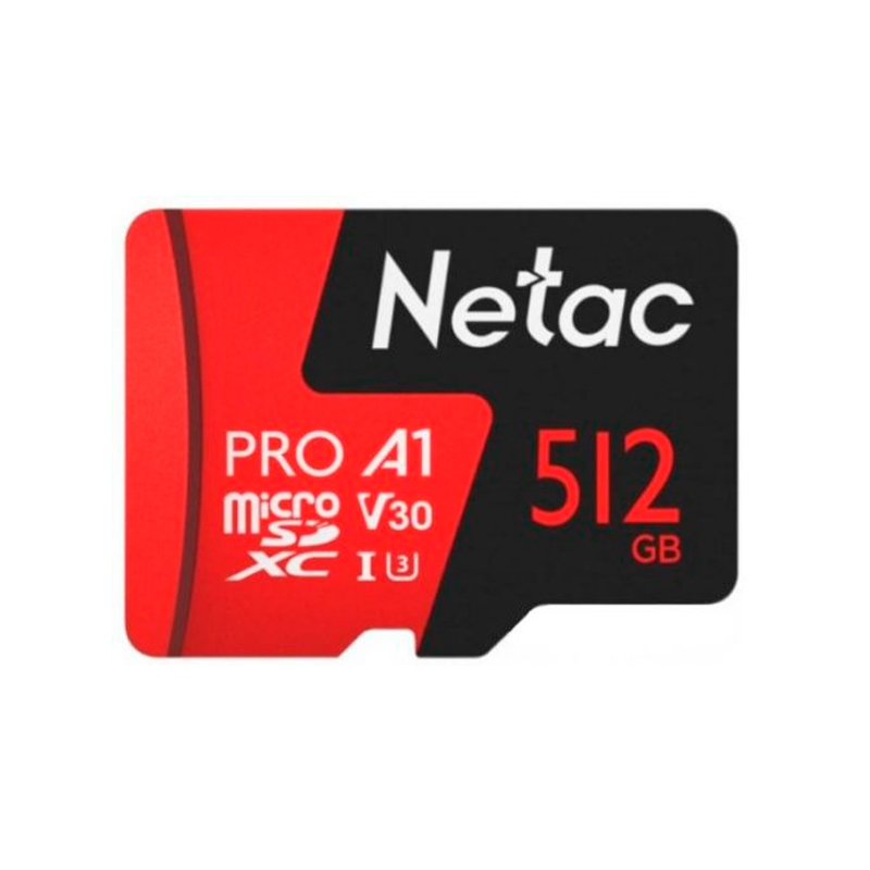 фото Карта памяти netac micro sdxc 512гб (nt02p500pro-512g-s)