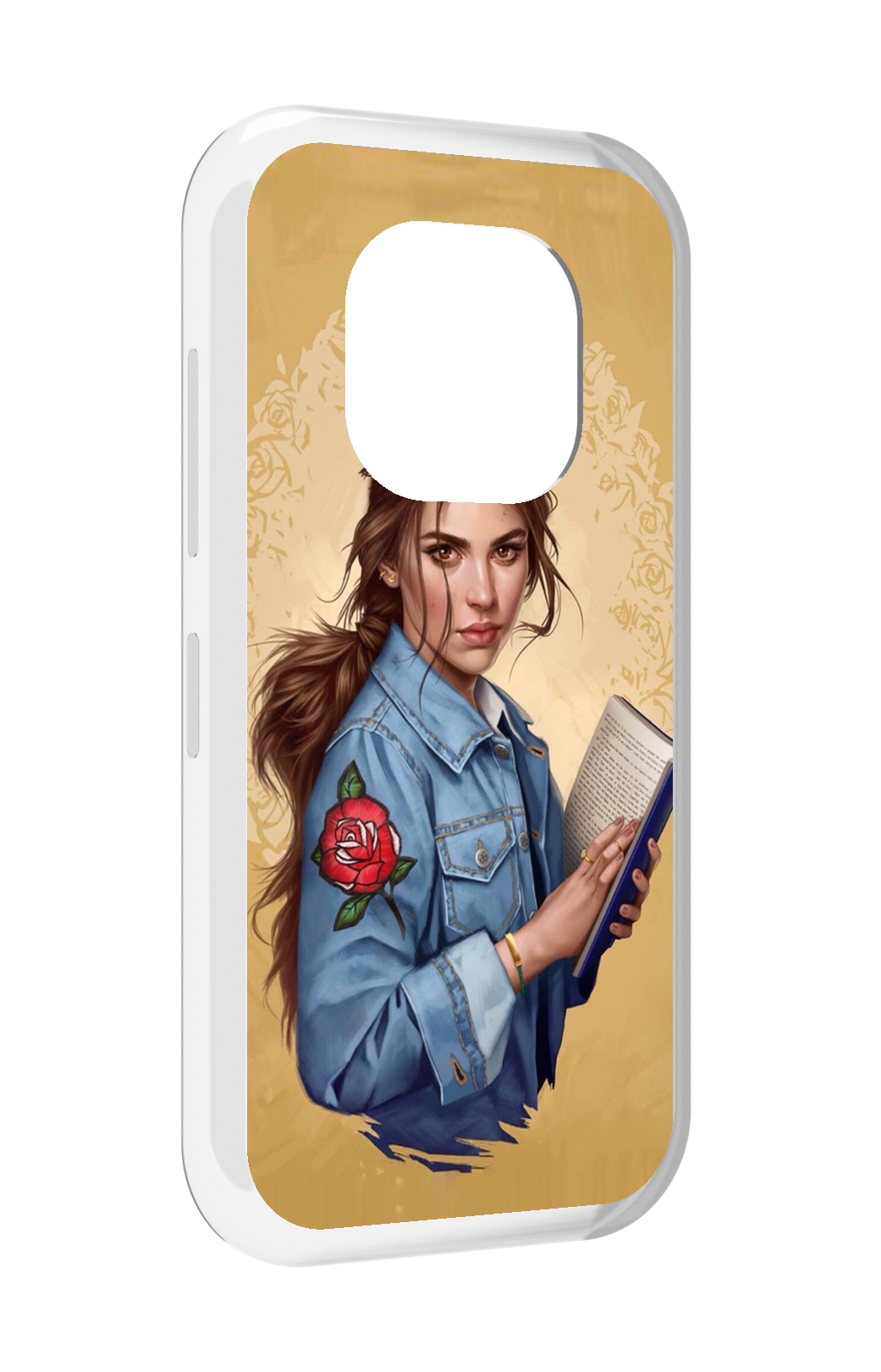 

Чехол MyPads девушка-в-бежевом-фоне для Doogee V20, Прозрачный, Tocco