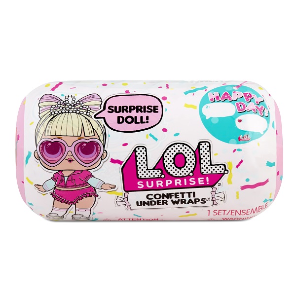 

Кукла L.O.L. Surprise Under Wraps Confetti Reveal Series 2 капсула с конфетти, 576440-1, L.O.L. Surprise! Under Wraps Confetti Reveal