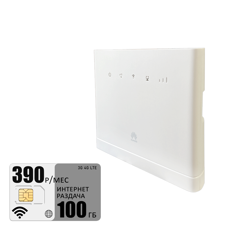 

Wi-Fi роутер Huawei b315 (komplekt-b315white-ros390-100gb-PRO-sb), b315