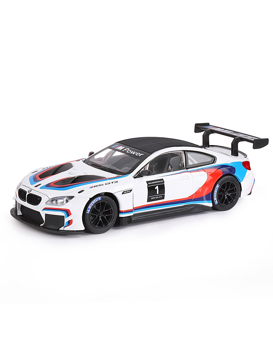 

Мод. Маш. 1:32 BMW M6 GT3 14см инерция Белый