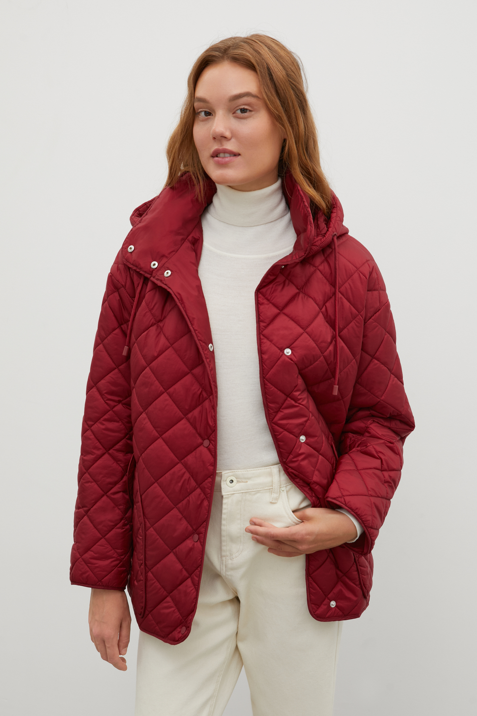 

Куртка женская Finn Flare FAC11097 красная 2XL, FAC11097