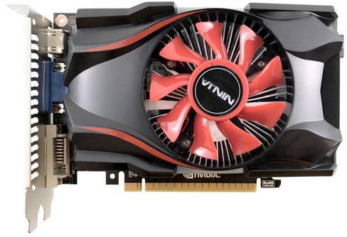 фото Видеокарта sinotex ninja nh75ti025f, gtx750ti pcie (640sp) 2g 128bit gddr5 (dvi+hdmi+crt)