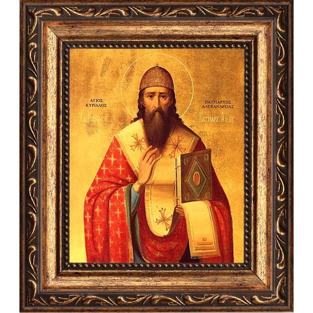 

Кирилл Александрийский Святитель. Икона на холсте.