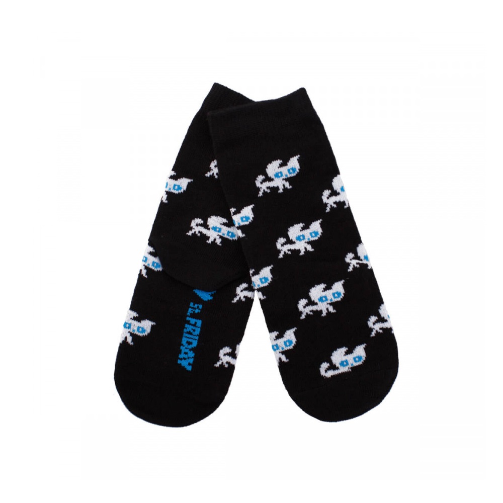 

Детские носки St. Friday Socks гуляющие котики, размер 21-23, Черный, 005-19