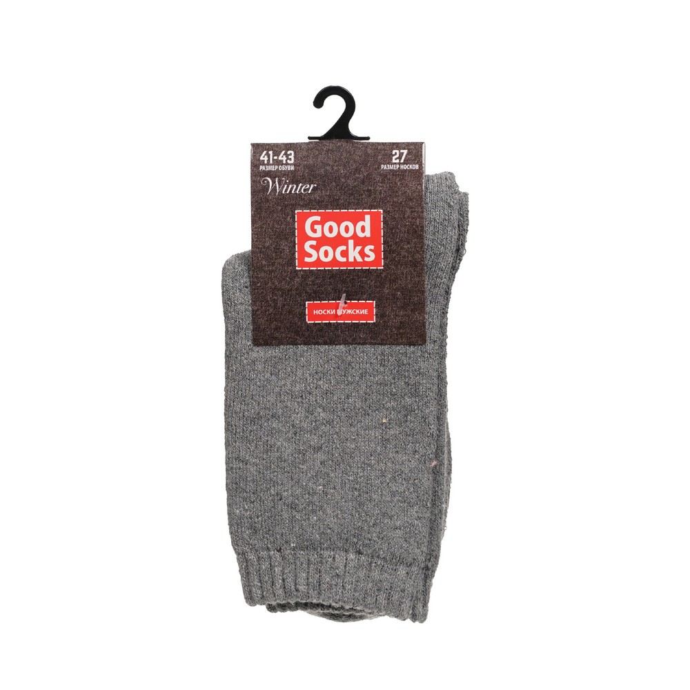 

Носки мужские Good Socks GSWm серые, Серый, GSWm