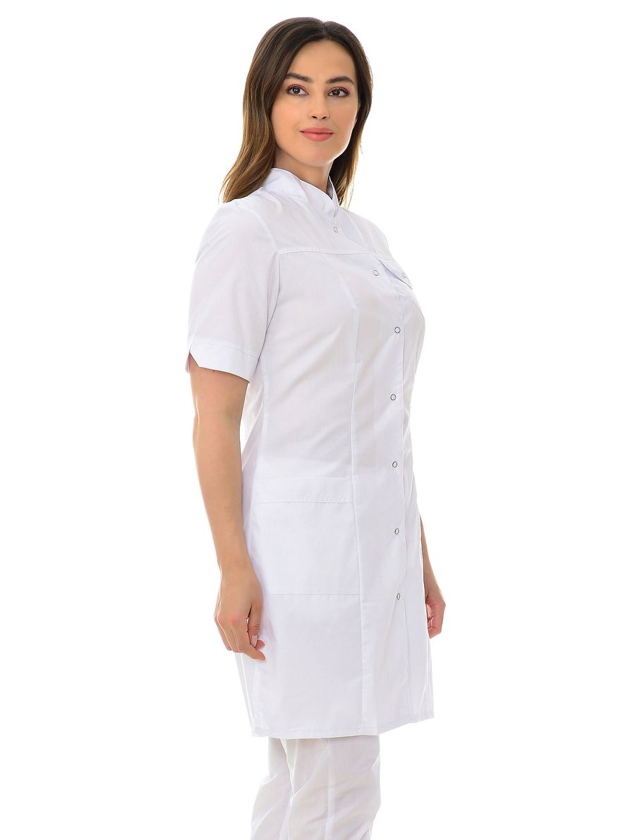 фото Халат медицинский женский medicalwear марго 010 белый 38 ru