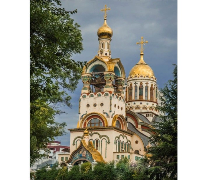 

Алмазная мозаика картина стразами Храм Равноапостольного Князя Владимира, 40х50 см, 00114903