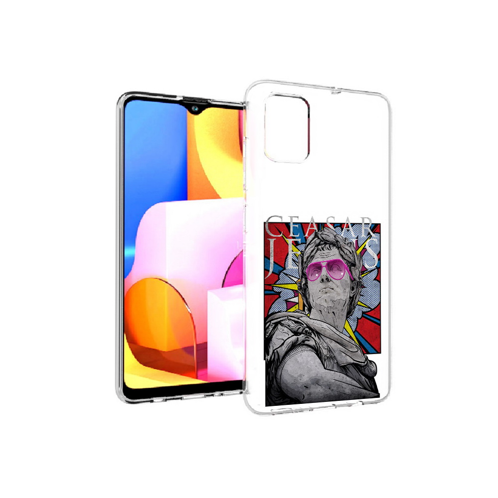 

Чехол MyPads Tocco для Samsung Galaxy A71 крутая статуя свободы (PT142122.485.423), Прозрачный, Tocco