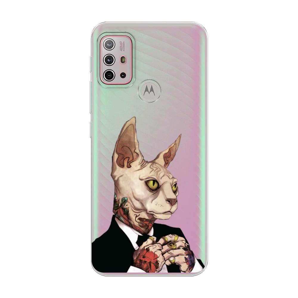 

Чехол Awog на Lenovo K13 Note/Motorola Moto G10/G20/G30 "Татуированный сфинкс", Разноцветный, 242150-7
