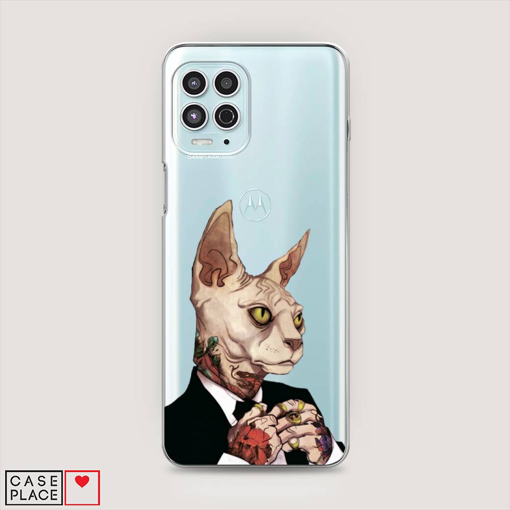

Чехол Awog на Motorola Moto G100 "Татуированный сфинкс", Разноцветный, 241650-7