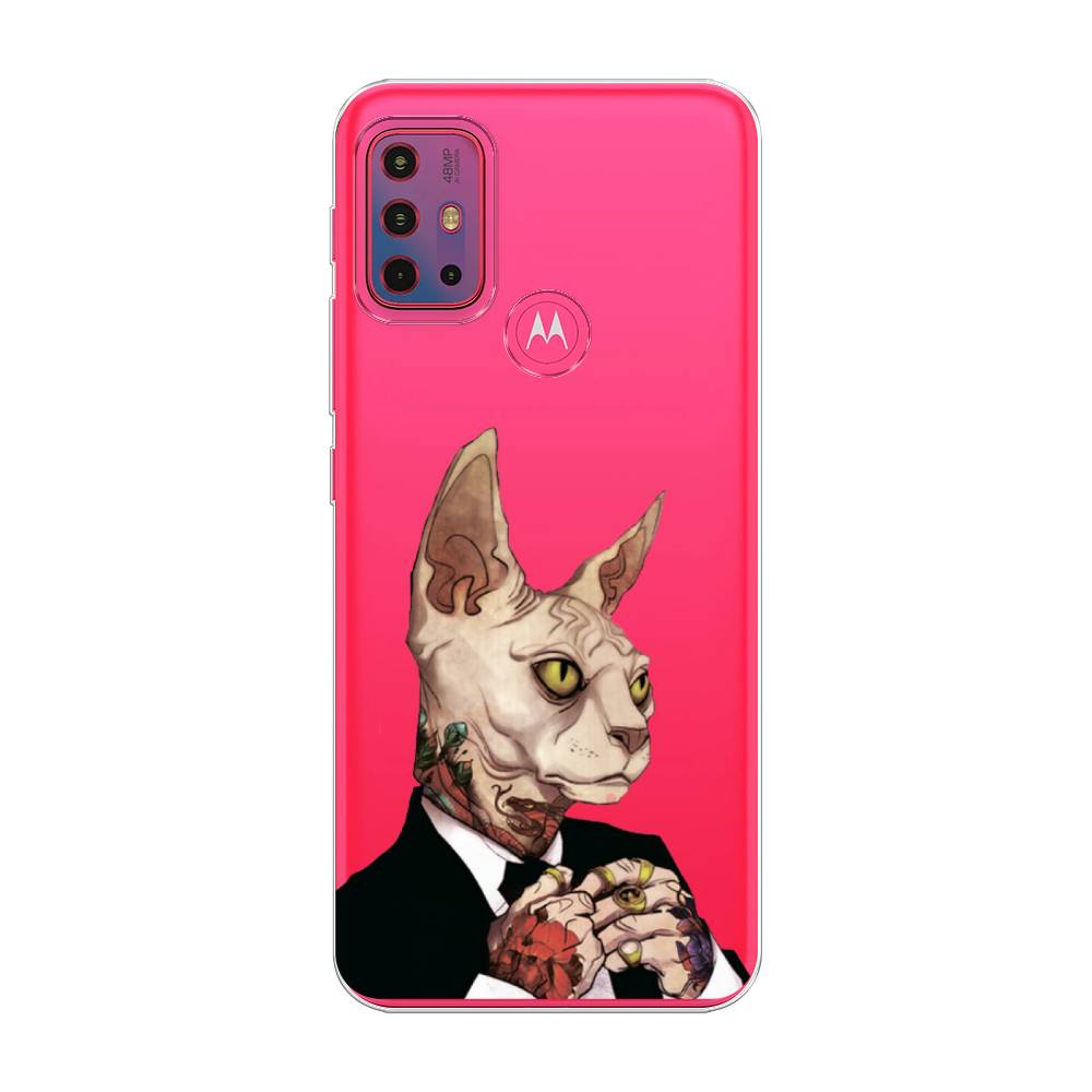

Чехол Awog на Lenovo K13 Note/Motorola Moto G10/G20/G30 "Татуированный сфинкс", Разноцветный, 242250-7