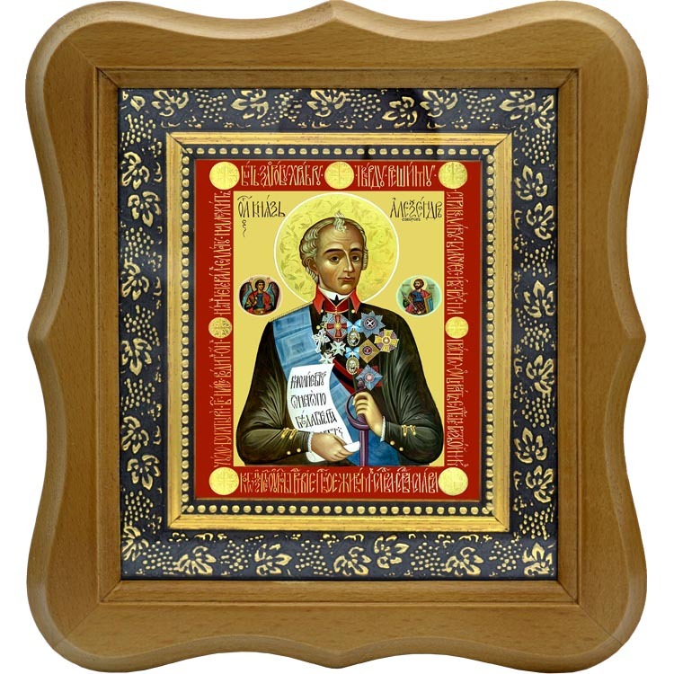 

Александр Суворов "Христов воин". Икона на холсте.