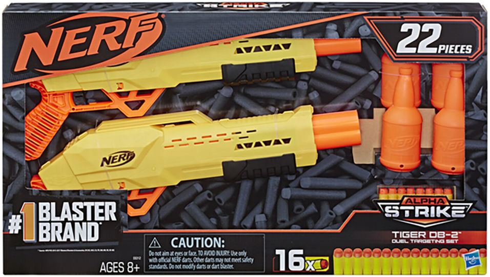 

Игровой набор Nerf Альфа Страйк Бластер E8312, Оранжевый