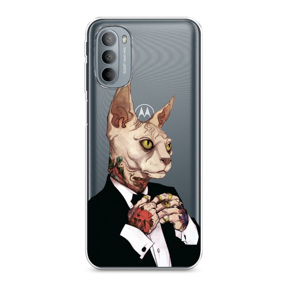 

Чехол Awog на Motorola Moto G31/G41 "Татуированный сфинкс", Разноцветный, 241850-7