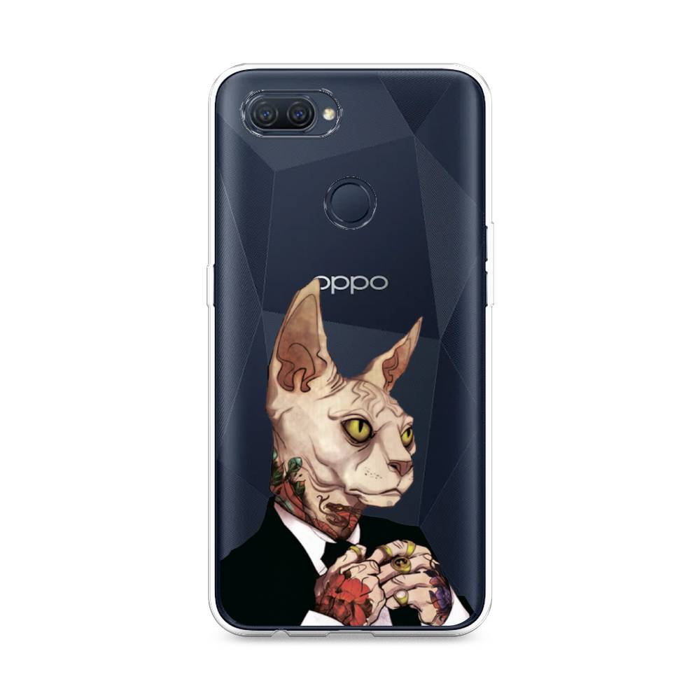 

Чехол Awog на Oppo A12 "Татуированный сфинкс", Разноцветный, 253450-7