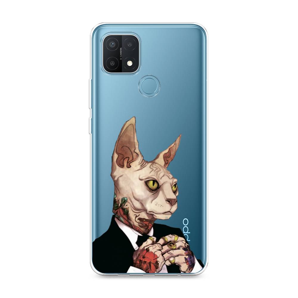 

Чехол Awog на Oppo A15/A15s "Татуированный сфинкс", Разноцветный, 254750-7
