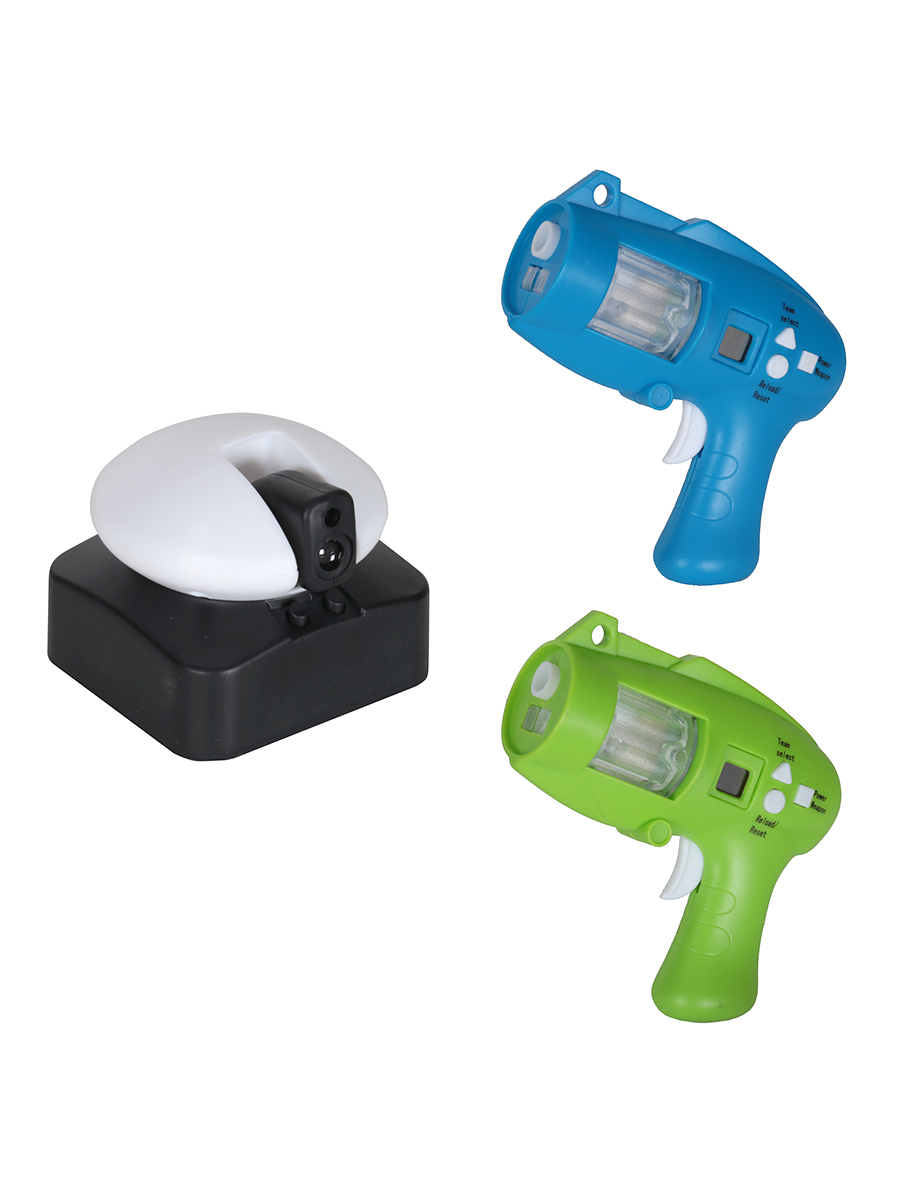 Пистолет детский игрушечный OUBAOLOON бластер лазерный тир с проектором на батарейках 3054