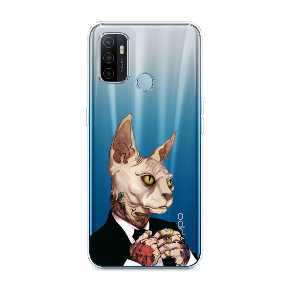

Чехол Awog на Oppo A53 "Татуированный сфинкс", Разноцветный, 254350-7