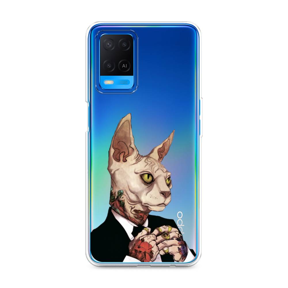 

Чехол Awog на Oppo A54 "Татуированный сфинкс", Разноцветный, 256150-7
