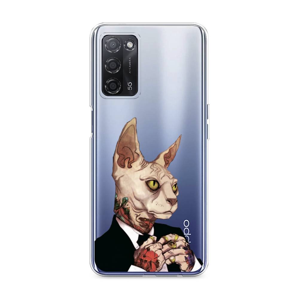 

Чехол Awog на Oppo A55 5G "Татуированный сфинкс", Разноцветный, 256250-7