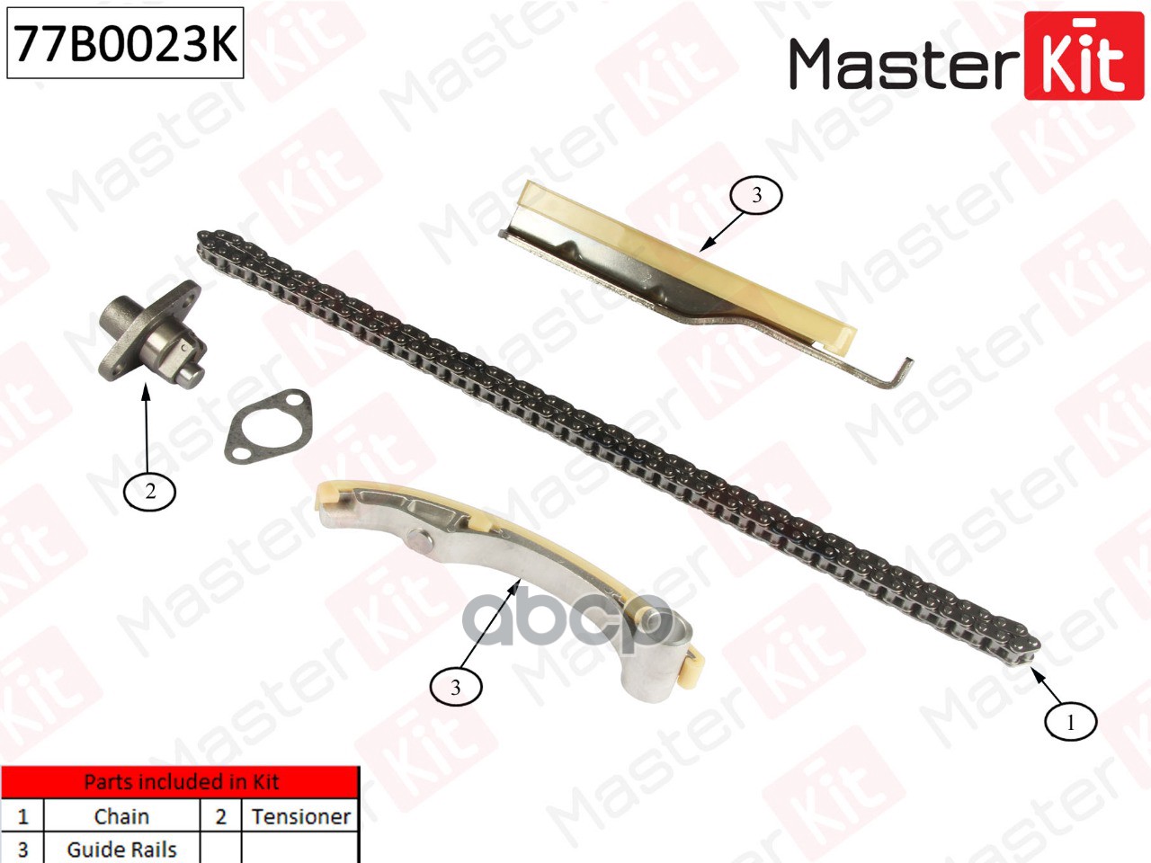 

Комплект Цепи Грм Mitsubishi Pajero 3.2di-D 4m41, 77B0023K