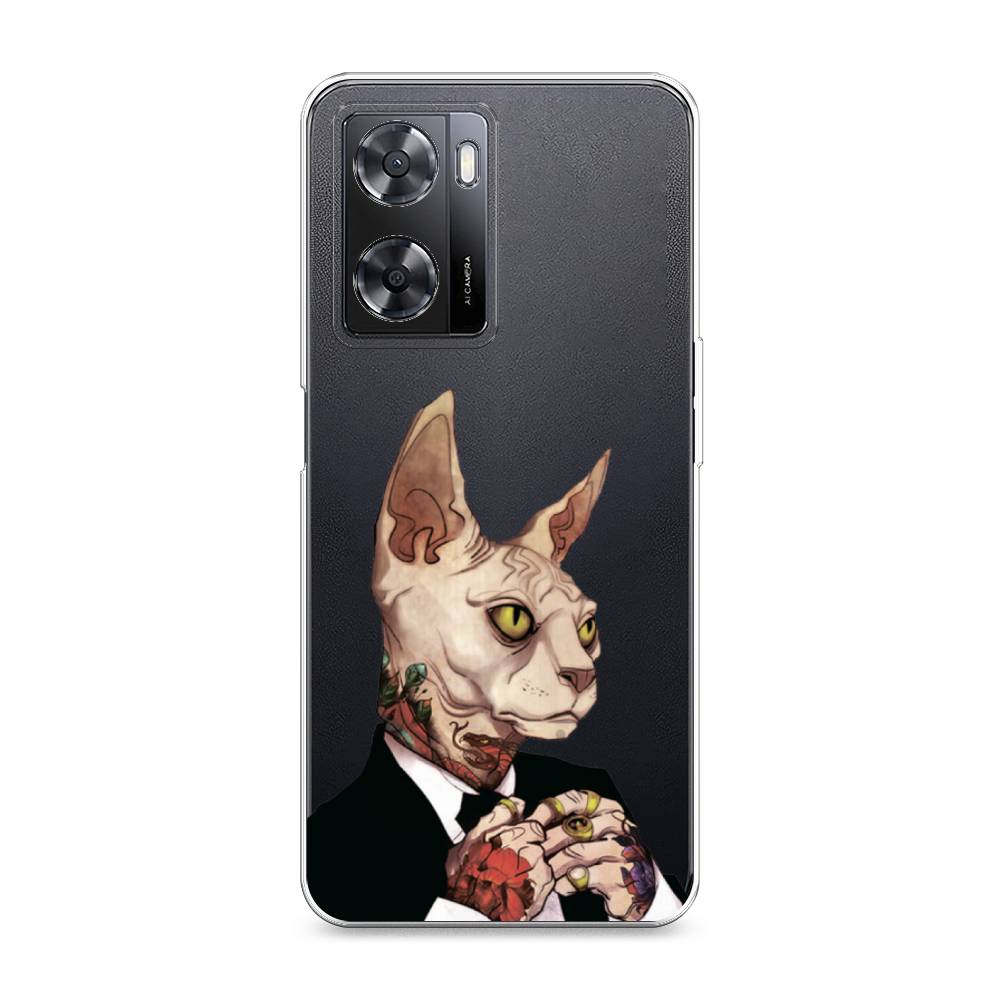 

Чехол Awog на Oppo A57 4G/A77 4G/A77s 4G/A57s "Татуированный сфинкс", Разноцветный, 2510350-7