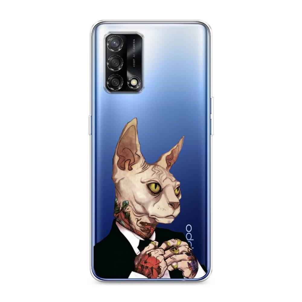 

Чехол Awog на OPPO A74 4G/F19 "Татуированный сфинкс", Разноцветный, 256050-7