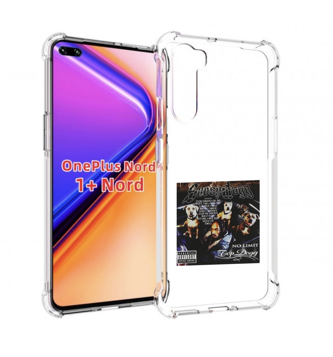 

Чехол MyPads Snoop Dogg NO LIMIT TOP DOGG для OnePlus Nord / 1+ Nord (1ая версия), Прозрачный, Tocco